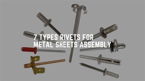 types of rivets for sheet metal|where to buy screw rivets.